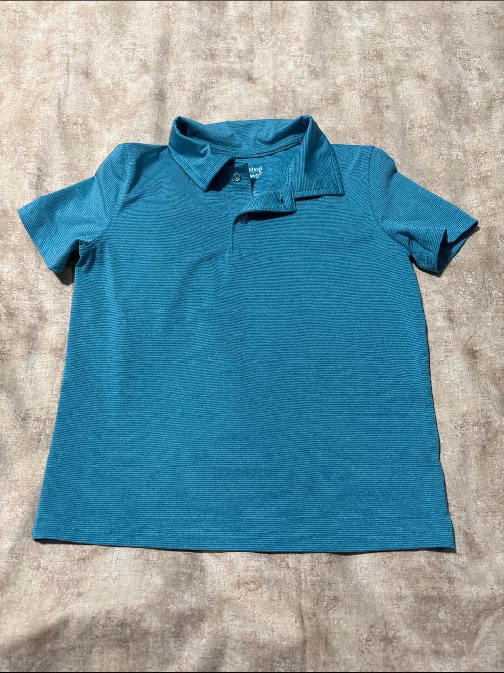 jumping beans Teal Short-Sleeve Polo